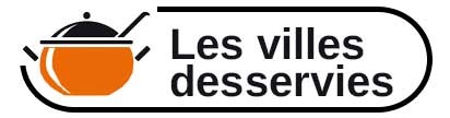 Villes desservies par la livraison à domicile